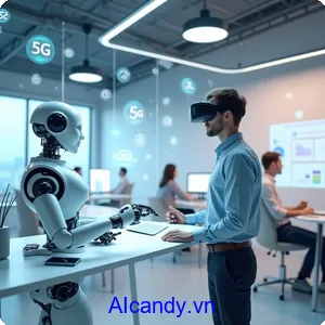 AI Agent kết hợp VR định hình công việc từ xa