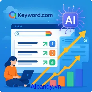 Keyword.com: Công cụ theo dõi thứ hạng từ khóa tối ưu với AI