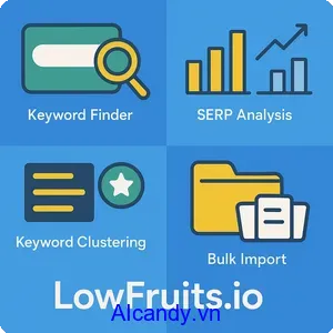 LowFruits.io: Công cụ AI hỗ trợ tìm kiếm từ khóa SEO hiệu quả